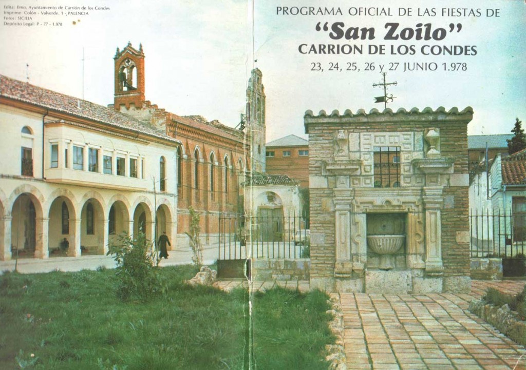 Fiestas patronales de San Zoilo y Nuestra Señora de Belén 1978 Carrión de los Condes